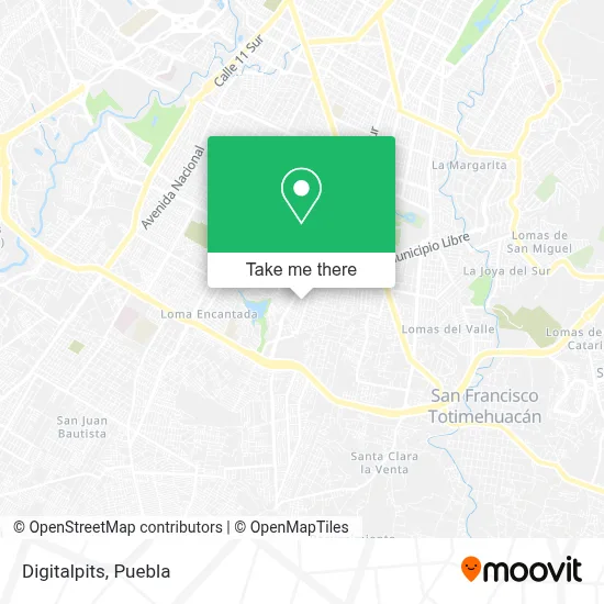 Digitalpits map