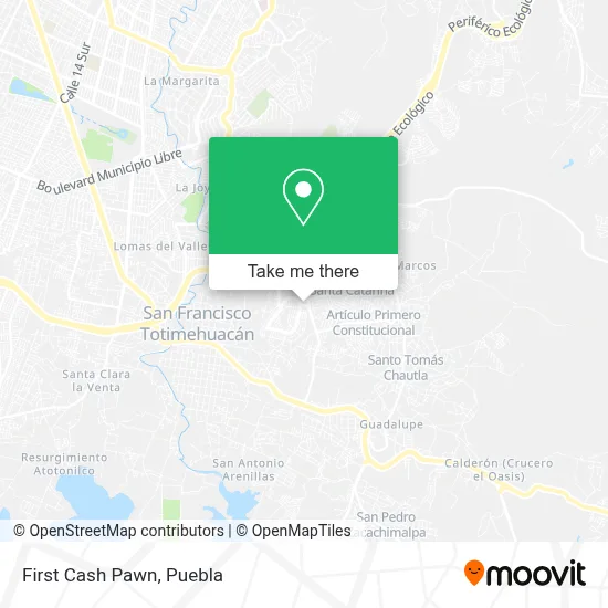 First Cash Pawn map