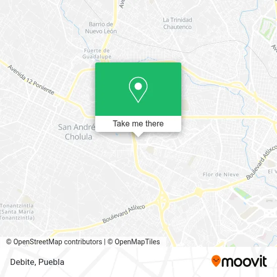 Debite map