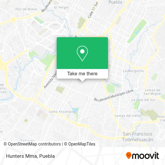 Hunters Mma map