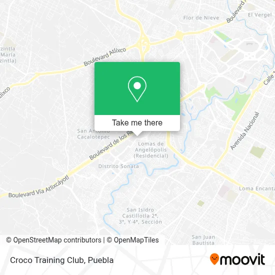 Croco Training Club map