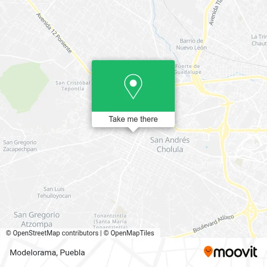 Modelorama map