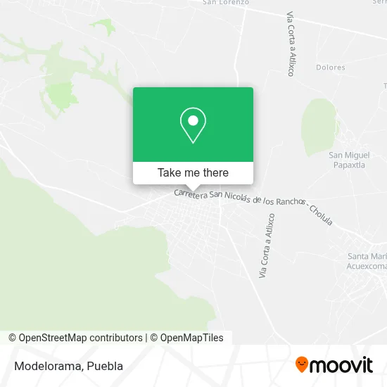 Modelorama map