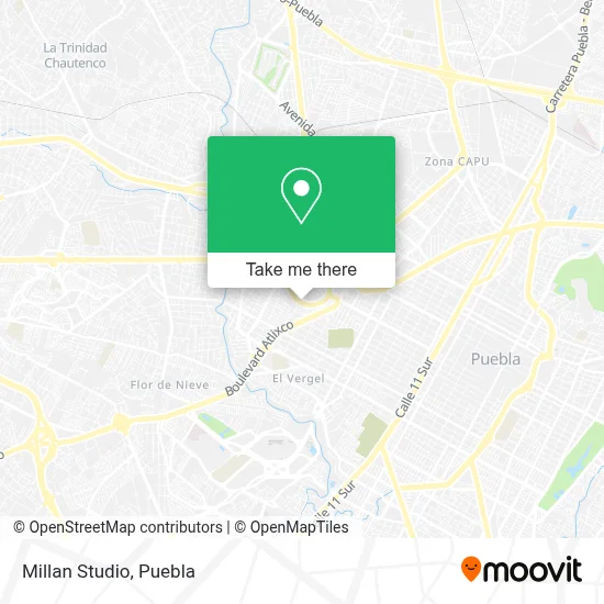 Millan Studio map