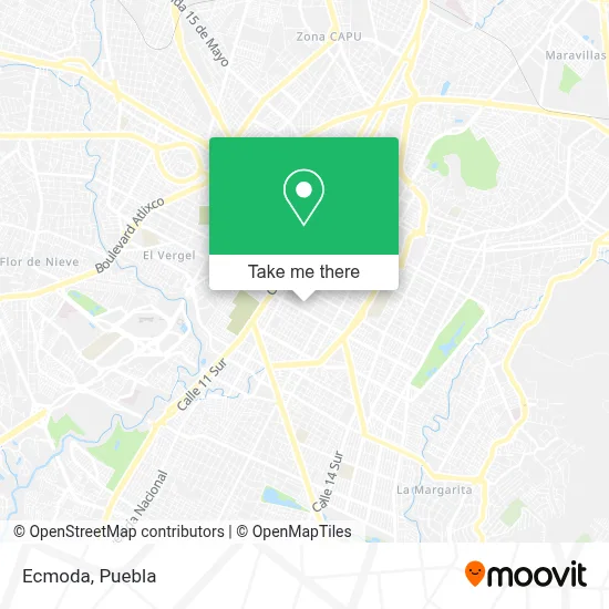 Ecmoda map