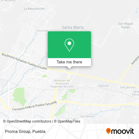 Proma Group map