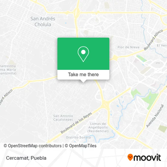 Cercamat map
