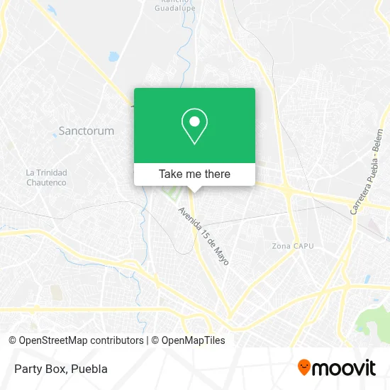 Party Box map