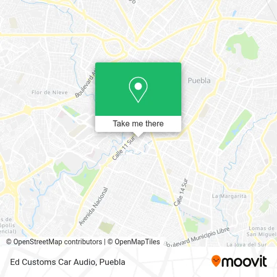 Ed Customs Car Audio map