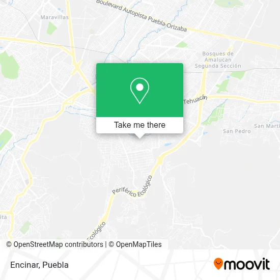 Encinar map