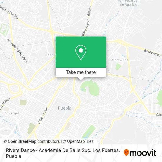 Rivers Dance - Academia De Baile Suc. Los Fuertes map