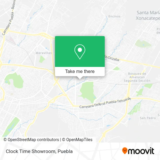 Clock Time Showroom map