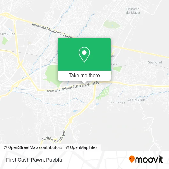 First Cash Pawn map