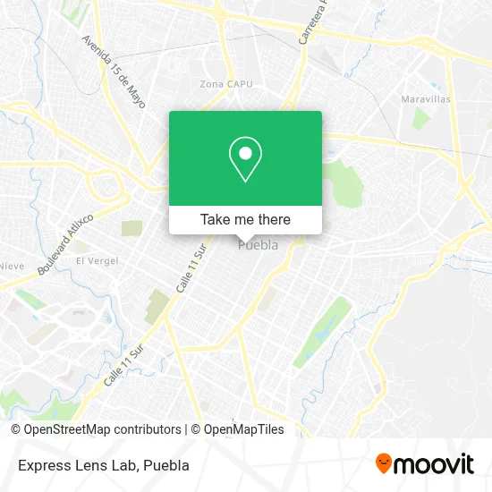 Express Lens Lab map