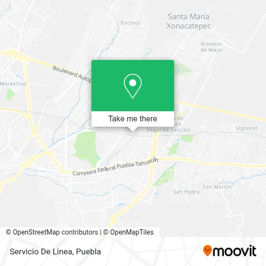 Servicio De Linea map