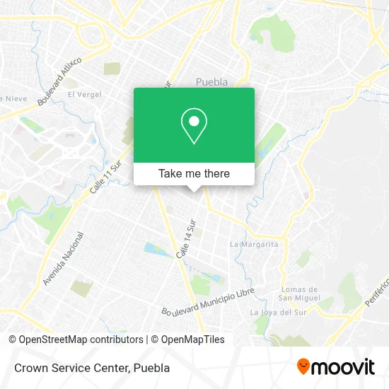 Crown Service Center map