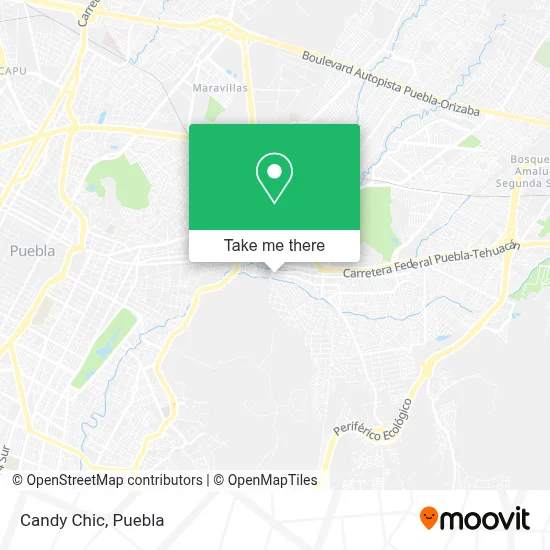 Candy Chic map