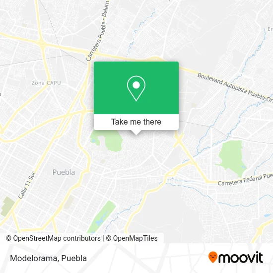 Modelorama map
