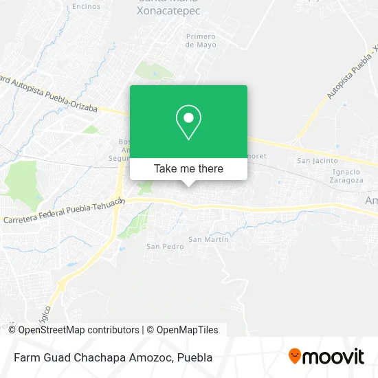Farm Guad Chachapa Amozoc map