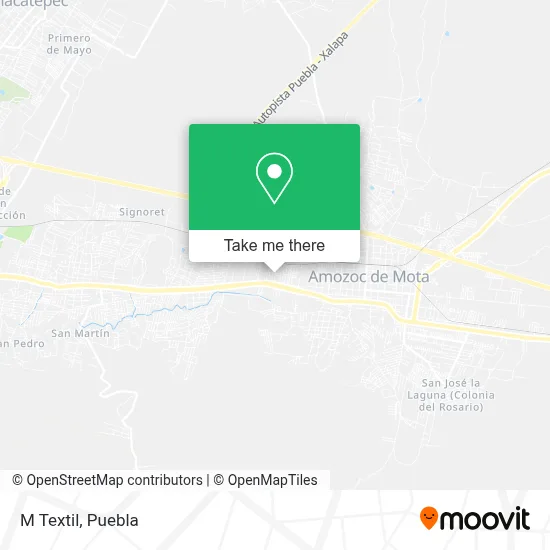 M Textil map