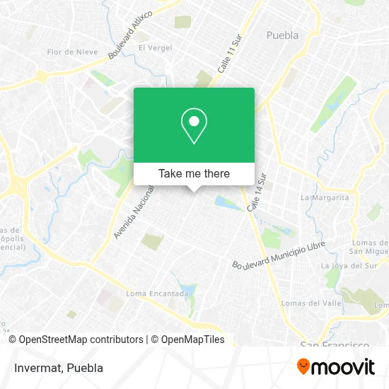 Invermat map