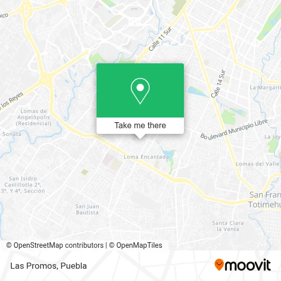 Las Promos map