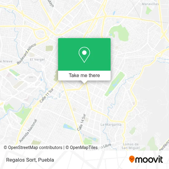 Regalos Sort map