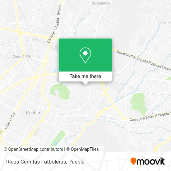 Ricas Cemitas Futboleras map