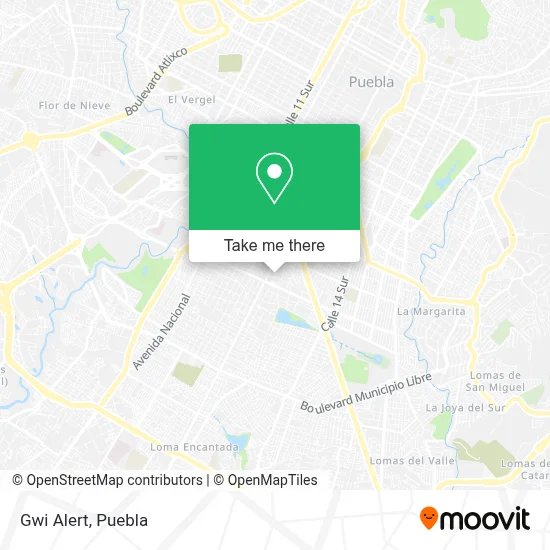 Gwi Alert map