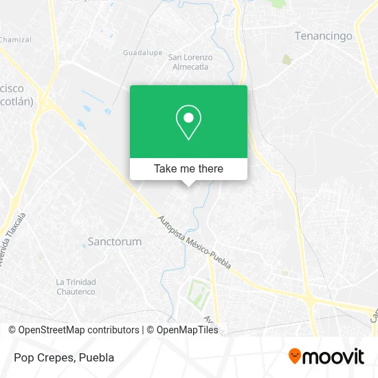 Pop Crepes map