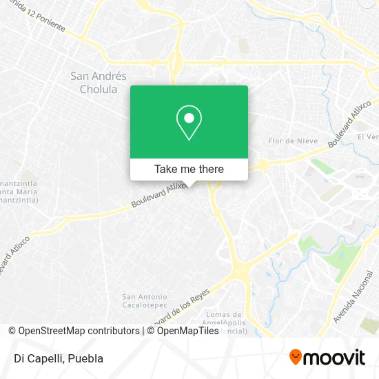 Di Capelli map