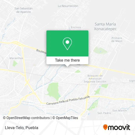 Lleva-Telo map