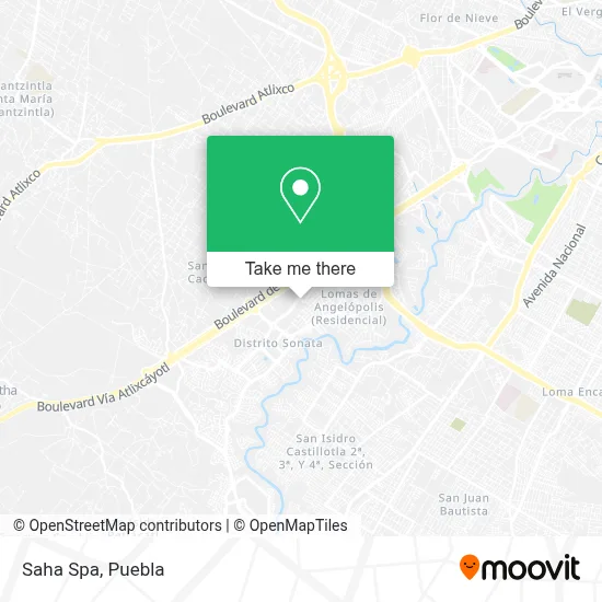Saha Spa map