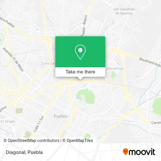 Diagonal map