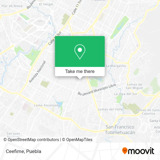 Ceefime map