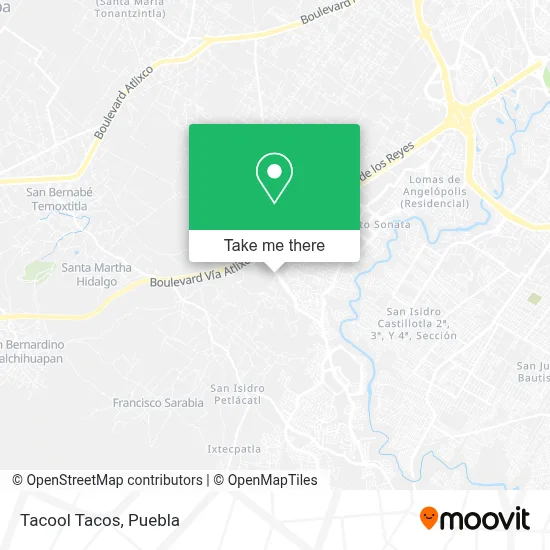 Tacool Tacos map