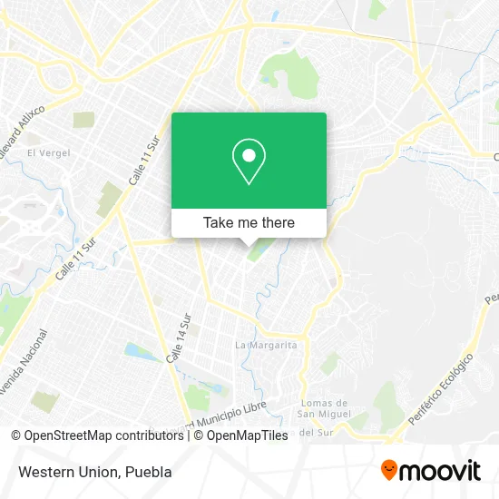 Western Union map