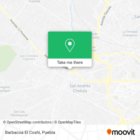 Barbacoa El Coshi map