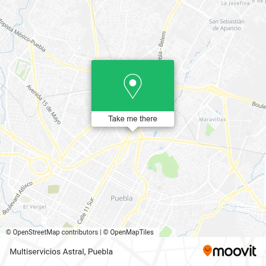 Multiservicios Astral map