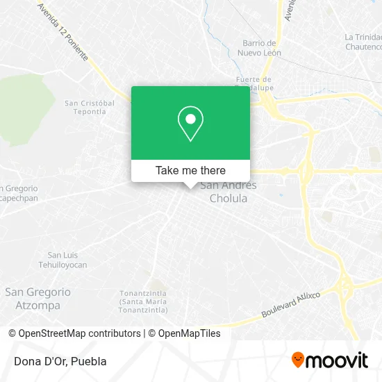 Dona D'Or map