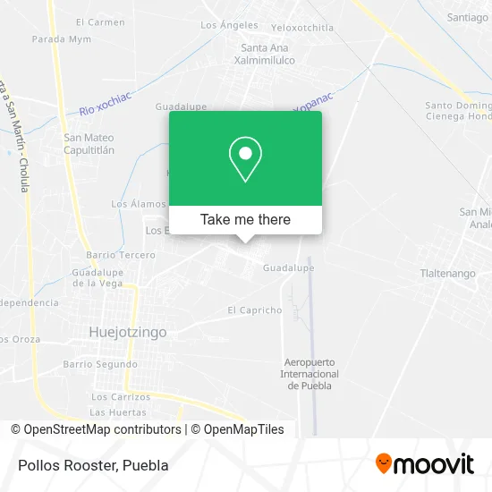 Pollos Rooster map