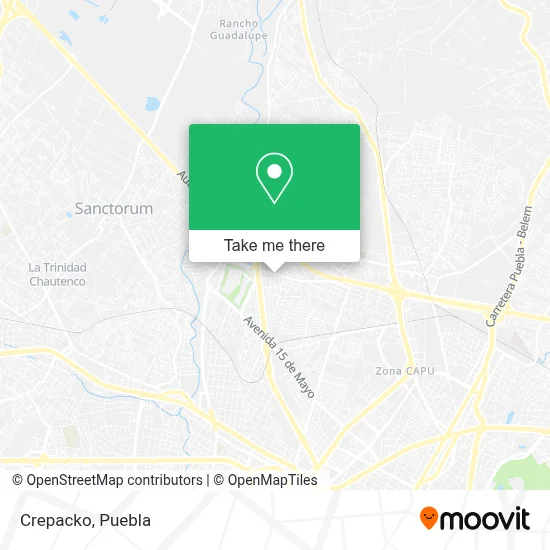 Crepacko map