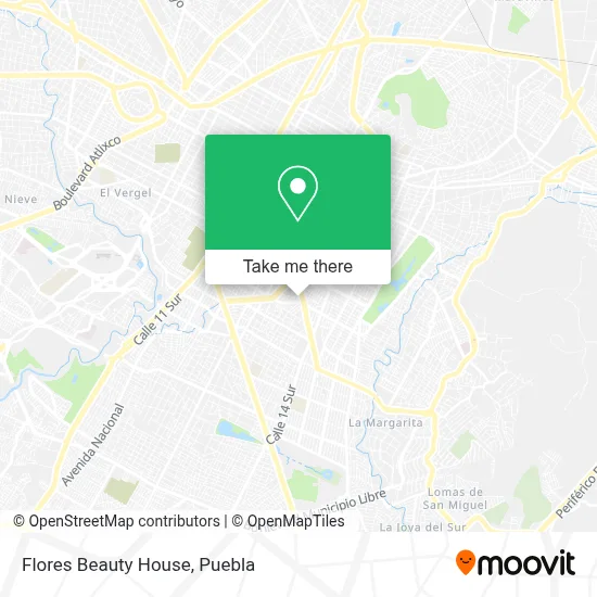 Flores Beauty House map
