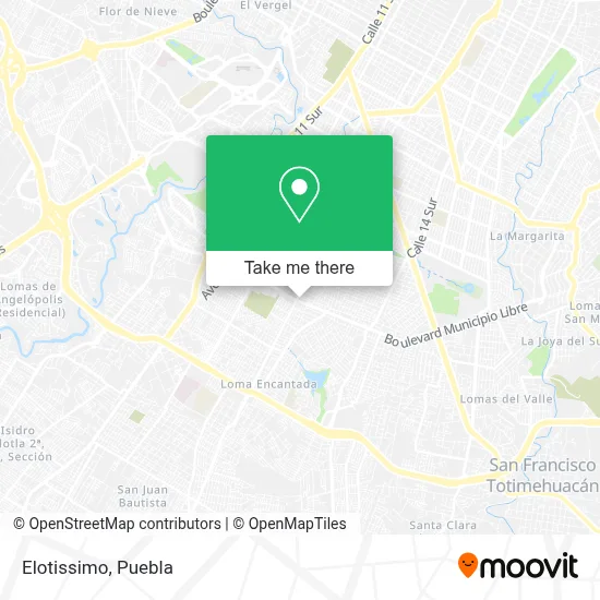 Elotissimo map