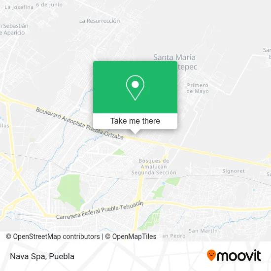 Nava Spa map