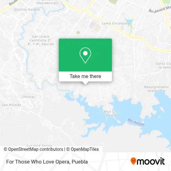 For Those Who Love Opera map