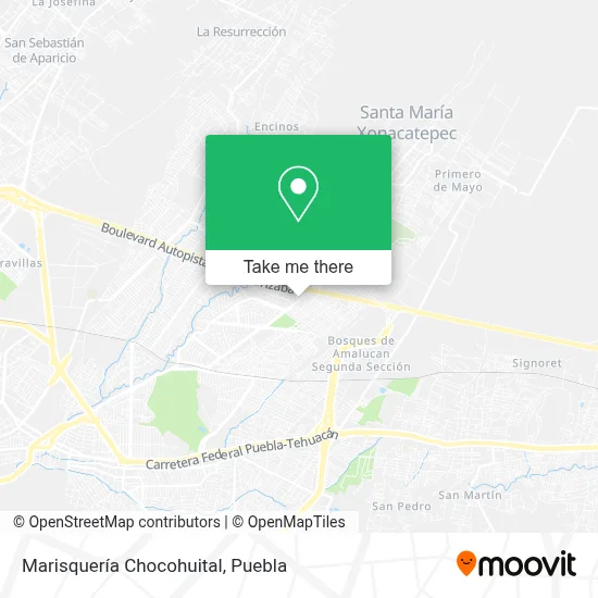 Marisquería Chocohuital map