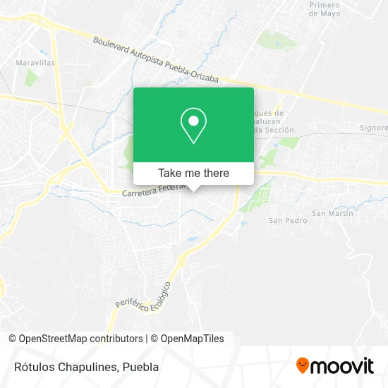 Rótulos Chapulines map