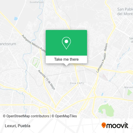Lexuri map