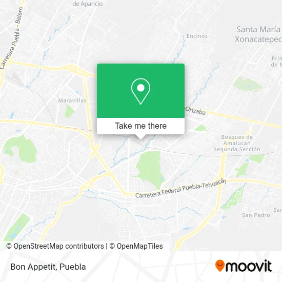 Bon Appetit map